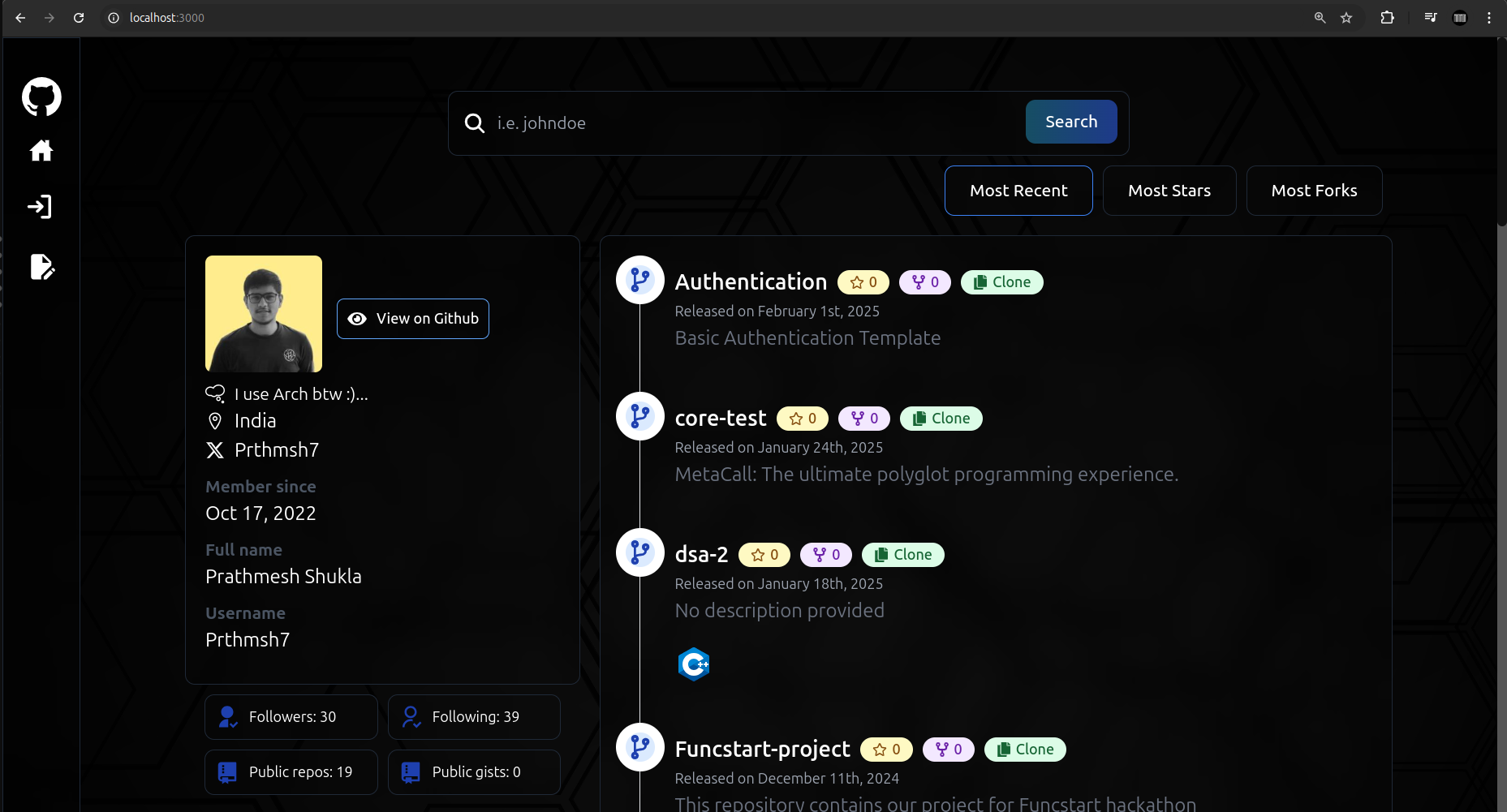 Gitwise Banner Sample Screenshot